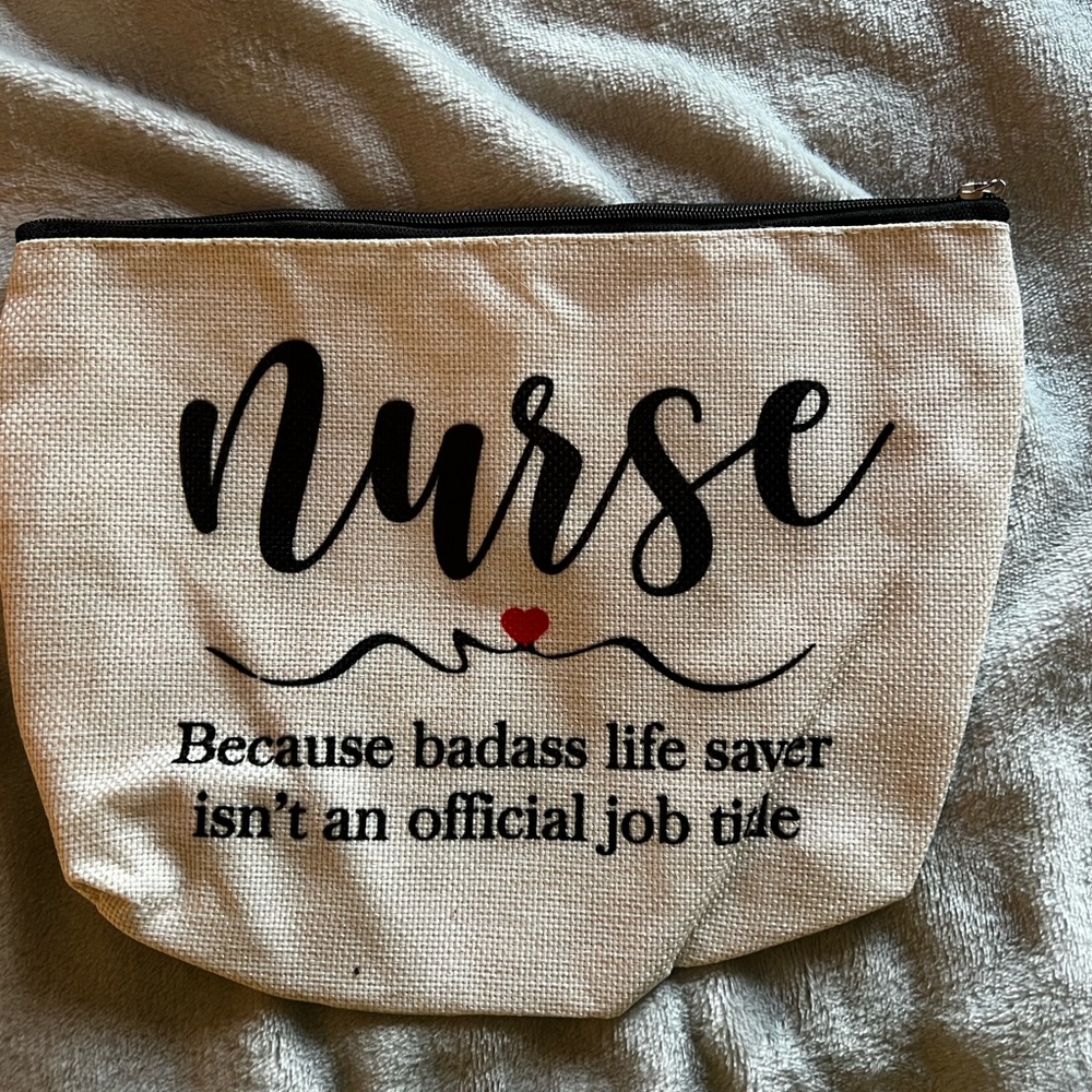 Nurse makeup bag/ travel bag